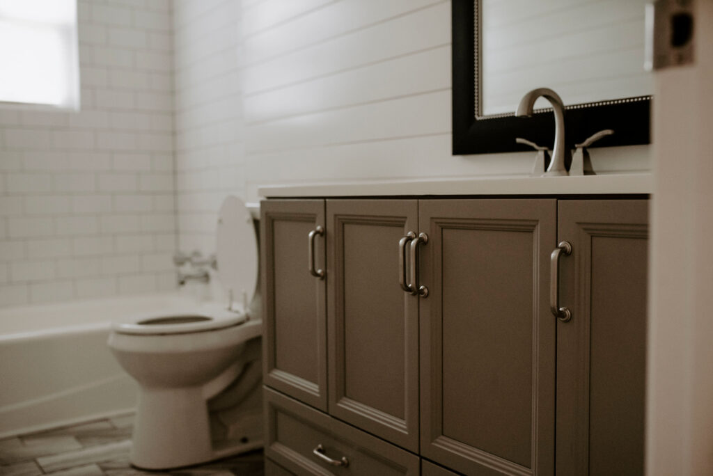 bathroom remodel, vanity replacement, cabinet paining, toilet replacement services, handyman services, renovation 